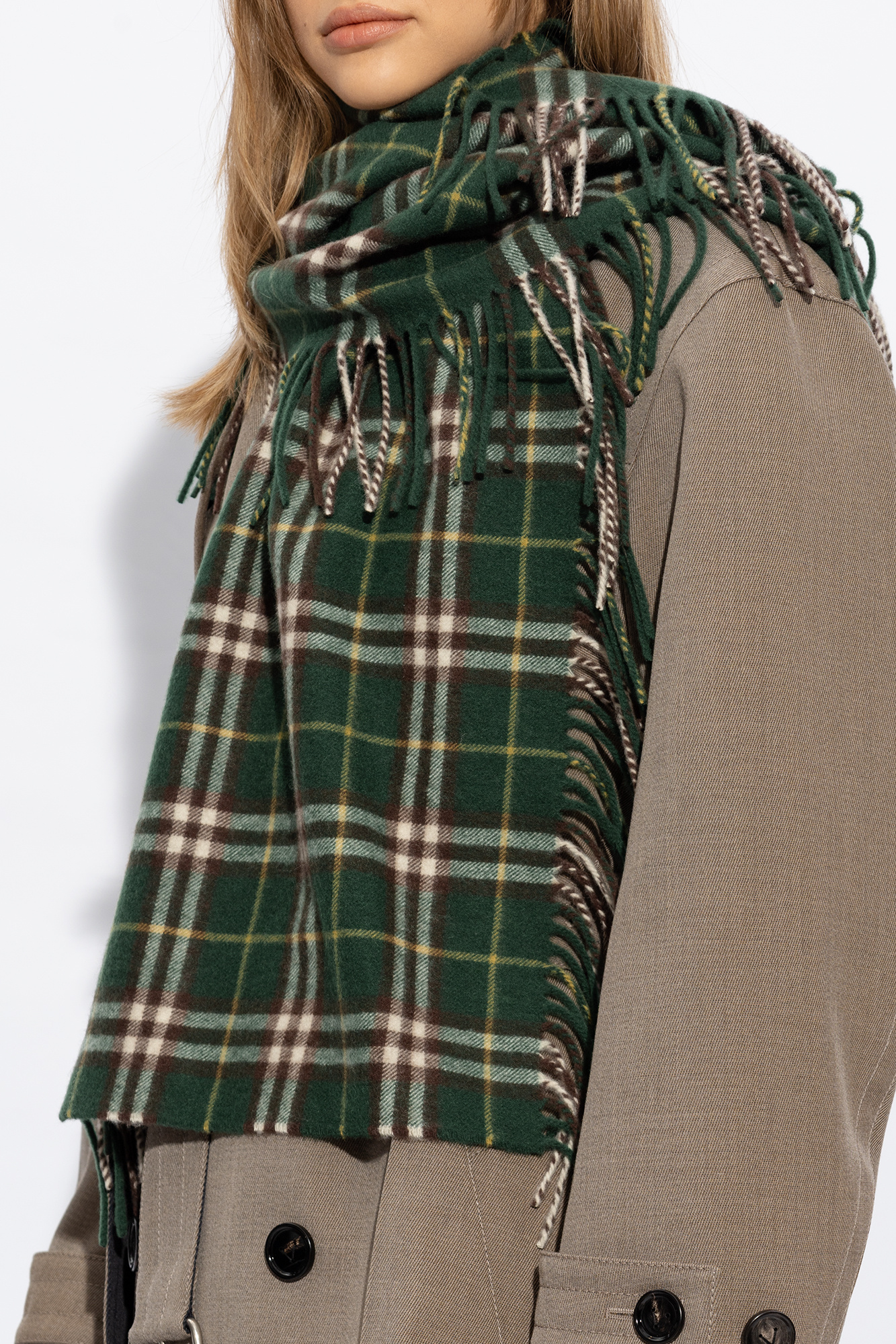 Burberry 100 2025 cashmere scarf zara